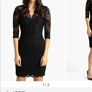 Karen Kane black lace party/cocktail dress
